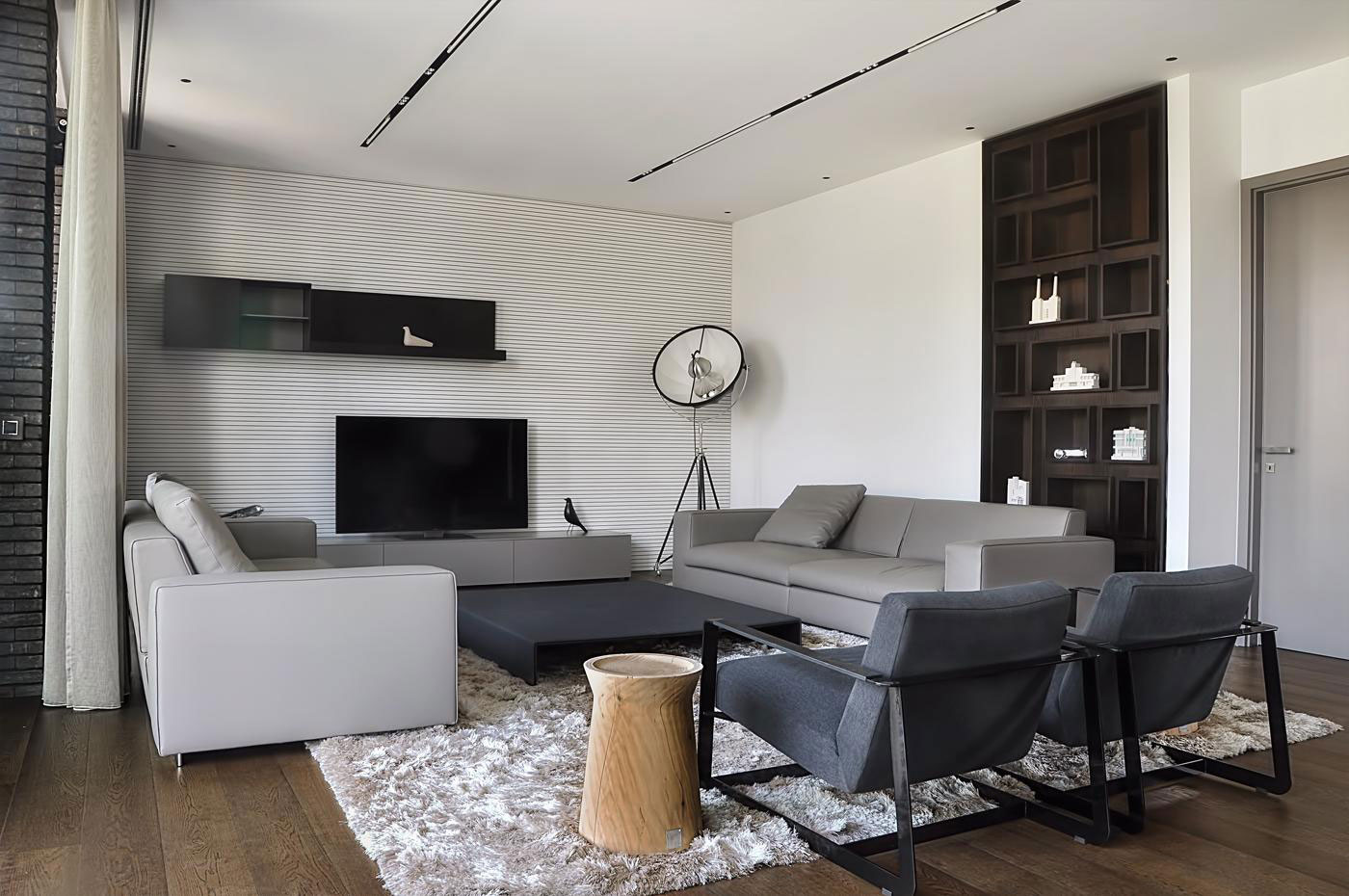 A Stylish Duplex Penthouse with Timeless and Modern Interiors in Belgrade, Serbia by Aleksandar Savikin (5)