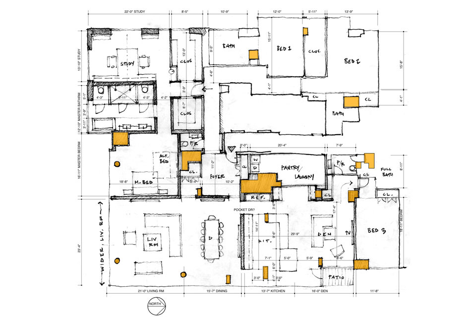 A Stylish Luxury Penthouse Apartment with Lots of Unique Art Character in Manhattan by Turett Collaborative Architecture (15)