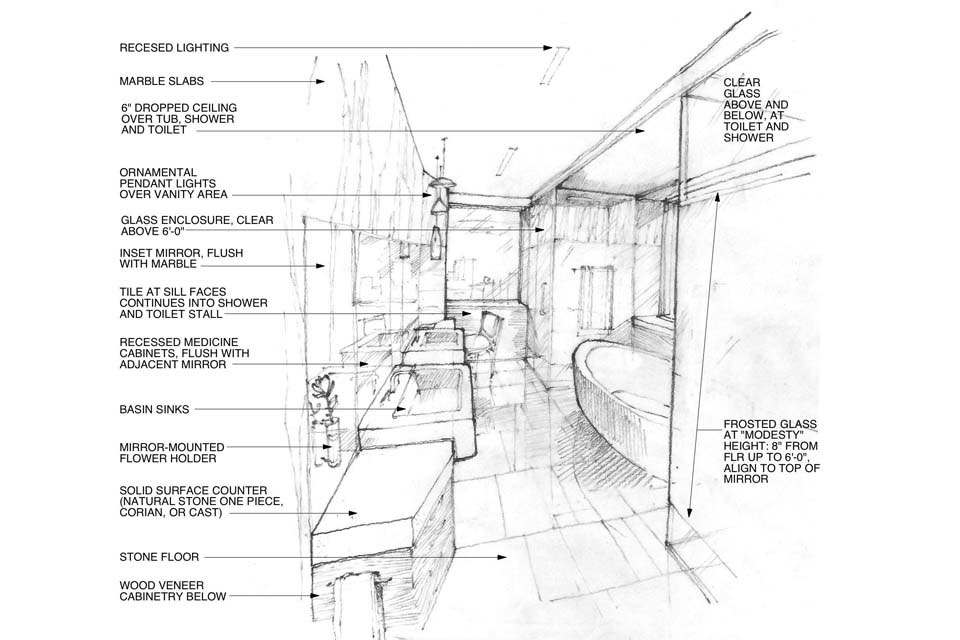 A Stylish Luxury Penthouse Apartment with Lots of Unique Art Character in Manhattan by Turett Collaborative Architecture (16)