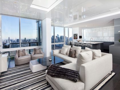 A Stylish Luxury Penthouse Apartment with Lots of Unique Art Character in Manhattan by Turett Collaborative Architecture (4)