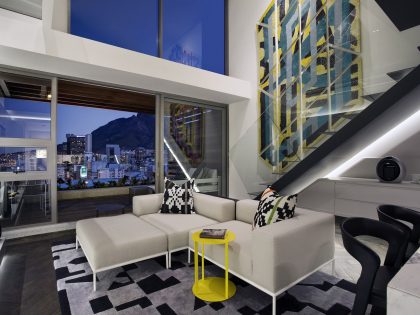 A Stylish Modern Duplex Apartment with Trendy and Luxurious Interiors in Cape Town by SAOTA (11)