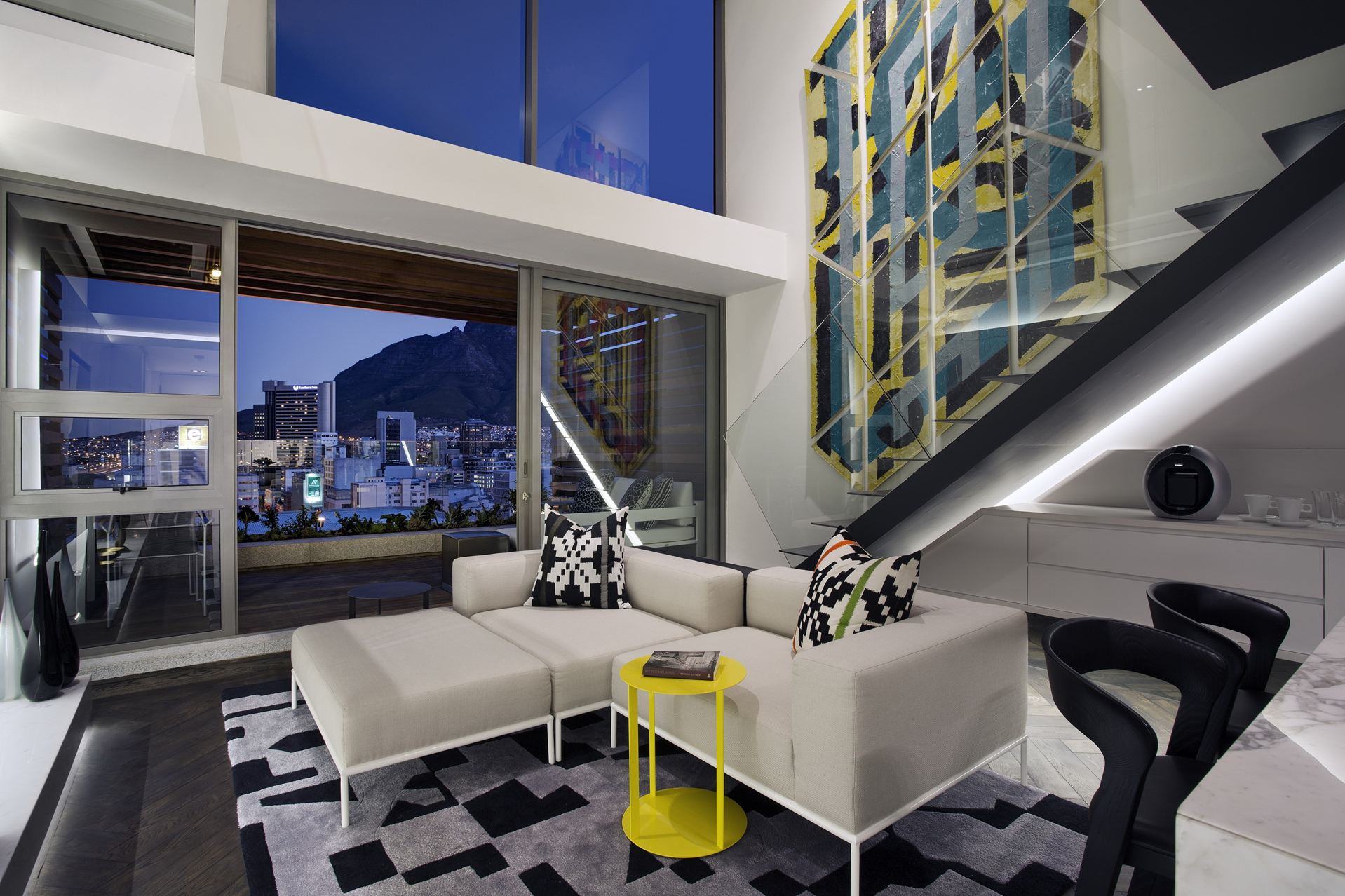A Stylish Modern Duplex Apartment with Trendy and Luxurious Interiors in Cape Town by SAOTA (11)