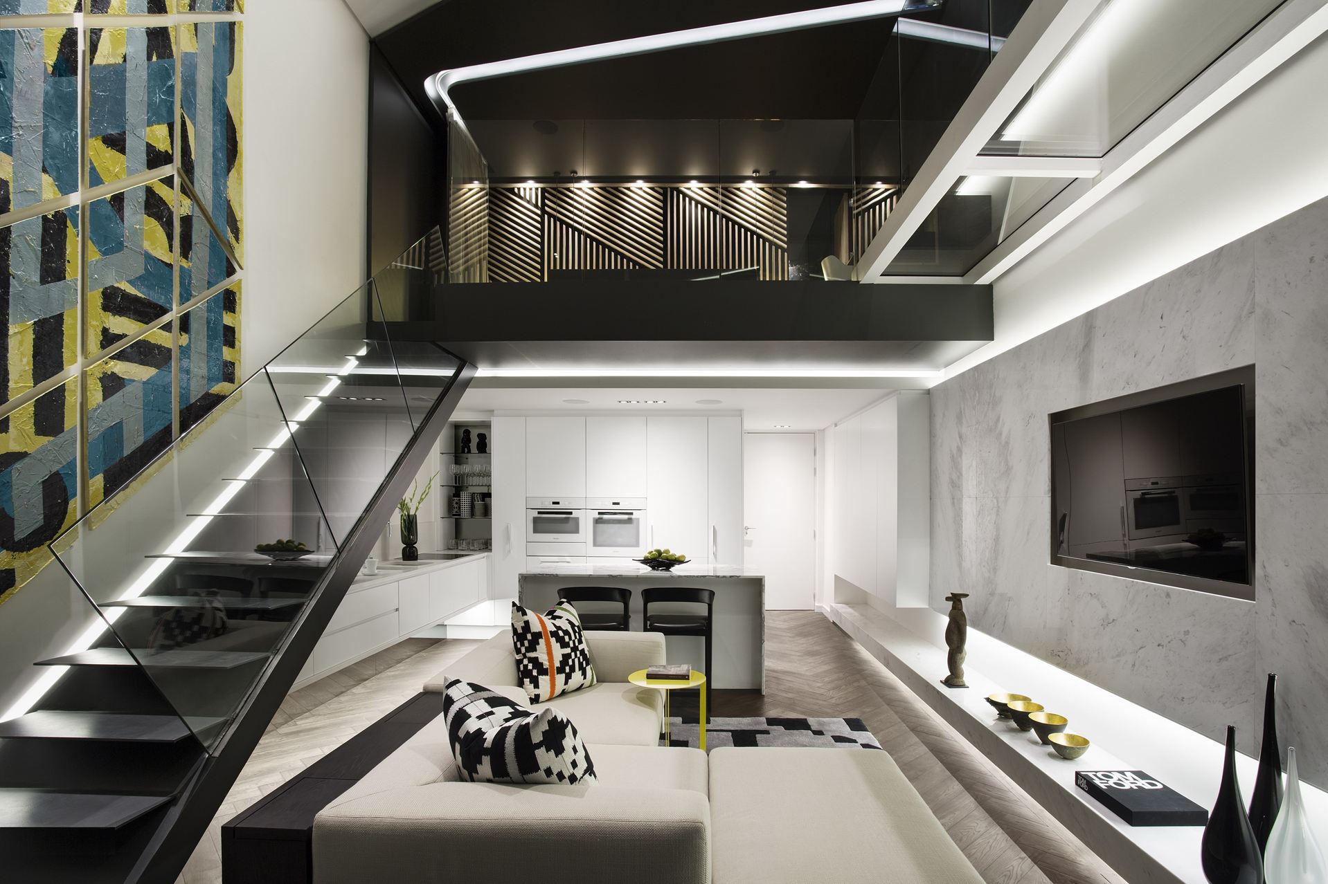 A Stylish Modern Duplex Apartment with Trendy and Luxurious Interiors in Cape Town by SAOTA (12)