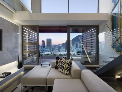 A Stylish Modern Duplex Apartment with Trendy and Luxurious Interiors in Cape Town by SAOTA (2)