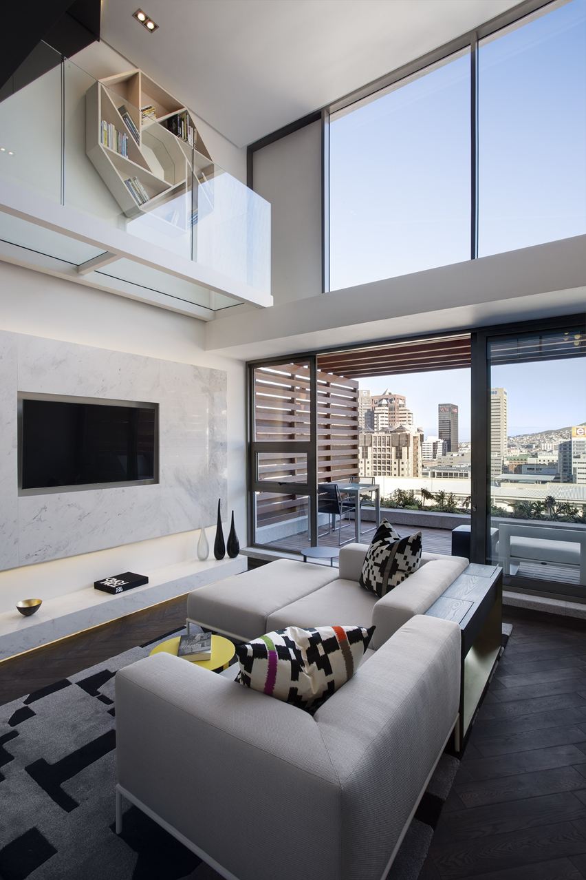 A Stylish Modern Duplex Apartment with Trendy and Luxurious Interiors in Cape Town by SAOTA (3)