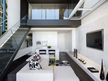 A Stylish Modern Duplex Apartment with Trendy and Luxurious Interiors in Cape Town by SAOTA (5)