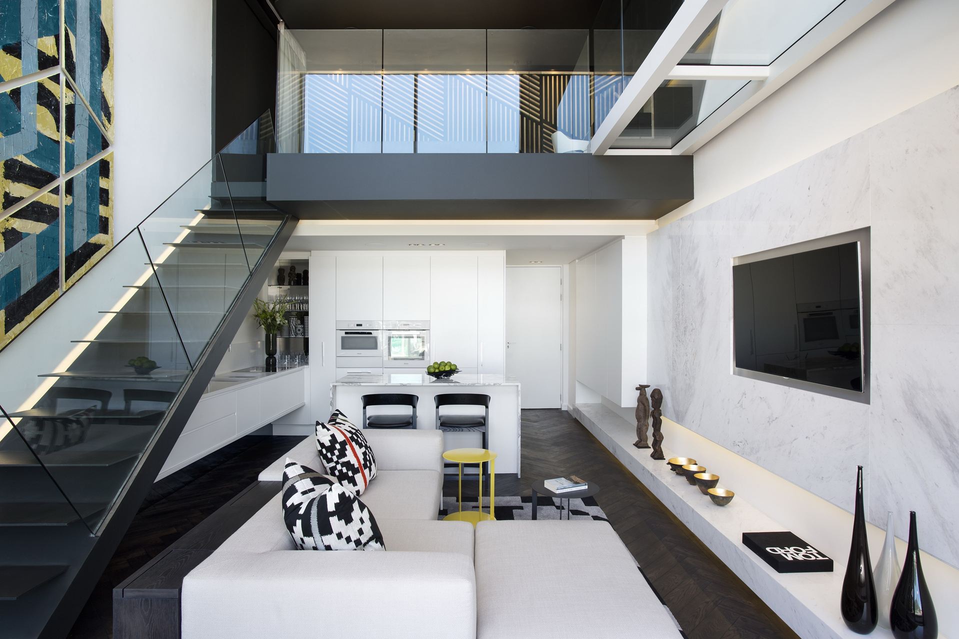 A Stylish Modern Duplex Apartment with Trendy and Luxurious Interiors in Cape Town by SAOTA (5)