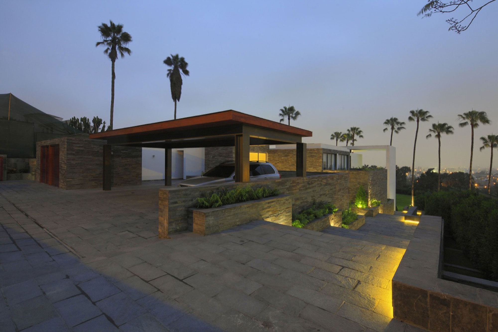 A Stylish Modern House Surrounded by Plants and Nature on the Hill in Lima by Jose Orrego (16)