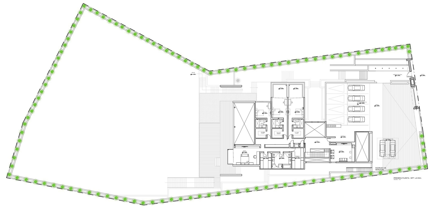 A Stylish Modern House Surrounded by Plants and Nature on the Hill in Lima by Jose Orrego (18)
