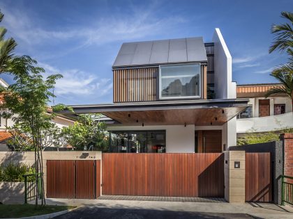 A Stylish Modern Semi-Detached House with Remarkable Interiors in Bukit Timah by Wallflower Architecture + Design (1)