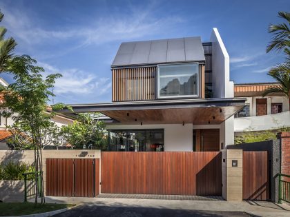 A Stylish Modern Semi-Detached House with Remarkable Interiors in Bukit Timah