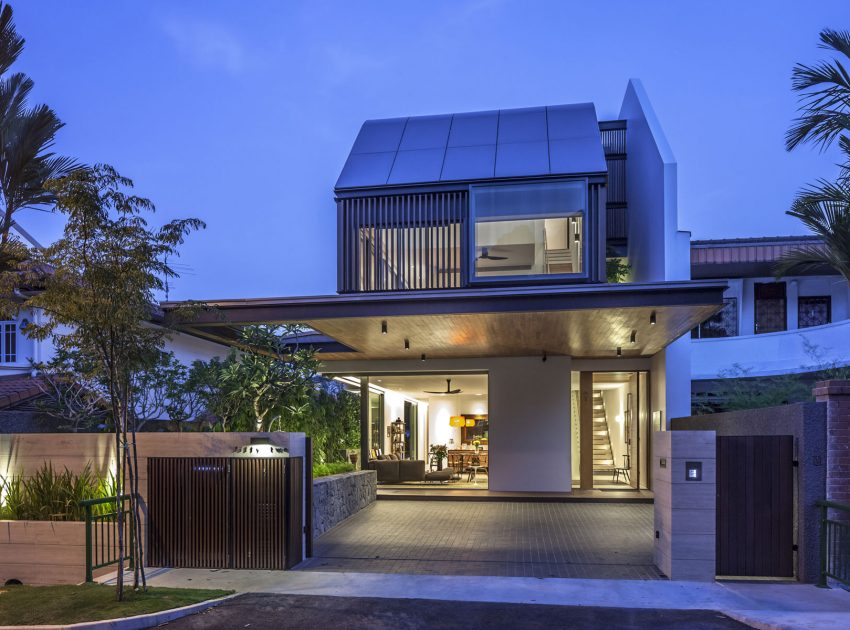 A Stylish Modern Semi-Detached House with Remarkable Interiors in Bukit Timah by Wallflower Architecture + Design (17)
