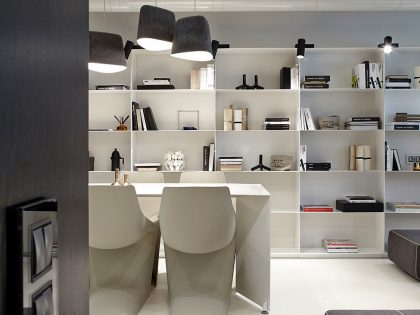A Stylish Monochrome Apartment Full of Style and Personality in Kiev