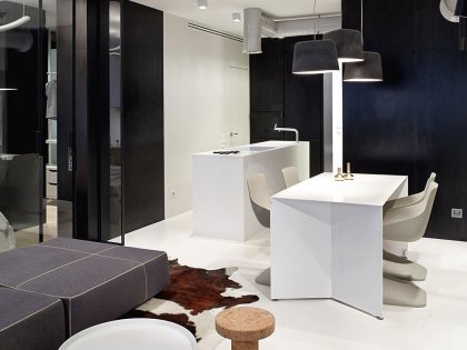 A Stylish Monochrome Apartment Full of Style and Personality in Kiev by Olga Akulova DESIGN (2)