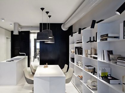 A Stylish Monochrome Apartment Full of Style and Personality in Kiev by Olga Akulova DESIGN (7)