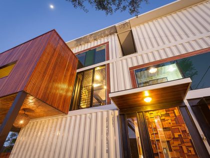 A Stylish and Eco-Friendly Modern Home From Old Shipping Containers in Brisbane, Australia by ZieglerBuild (5)