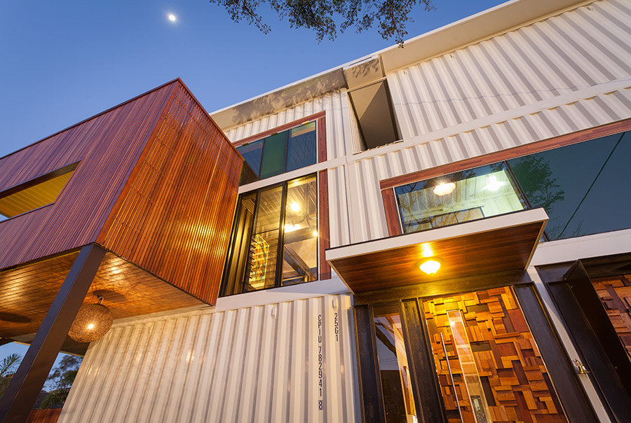 A Stylish and Eco-Friendly Modern Home From Old Shipping Containers in Brisbane, Australia by ZieglerBuild (5)