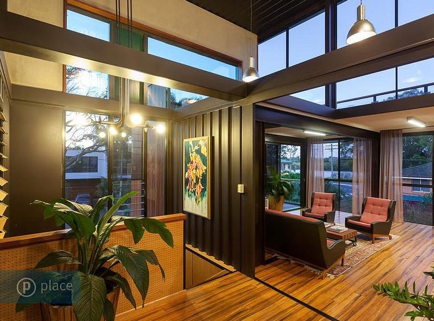 A Stylish and Eco-Friendly Modern Home From Old Shipping Containers in Brisbane, Australia by ZieglerBuild (9)