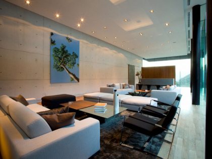 A Stylish and Sustainable Modern House Surrounded by Parks and Hills of Nuevo Leon, Mexico by GLR Arquitectos (18)