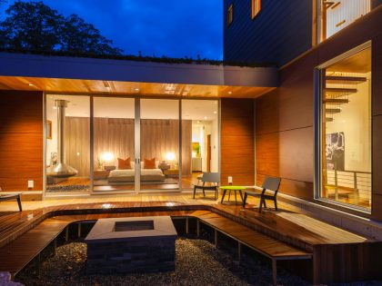 An Elegant Modern Home with Geothermal and Hydro Power in Northern Michigan by Michael Fitzhugh Architect (4)