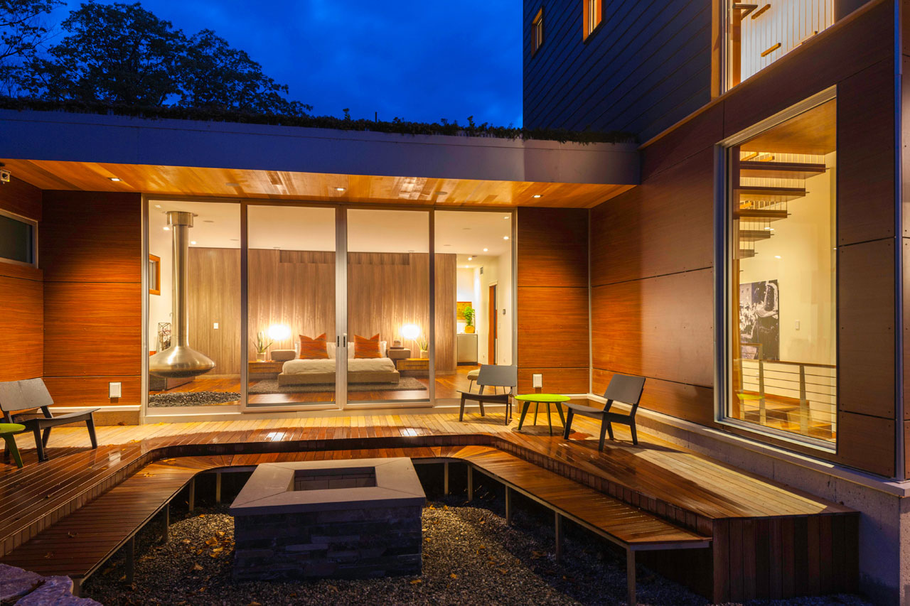 An Elegant Modern Home with Geothermal and Hydro Power in Northern Michigan by Michael Fitzhugh Architect (4)