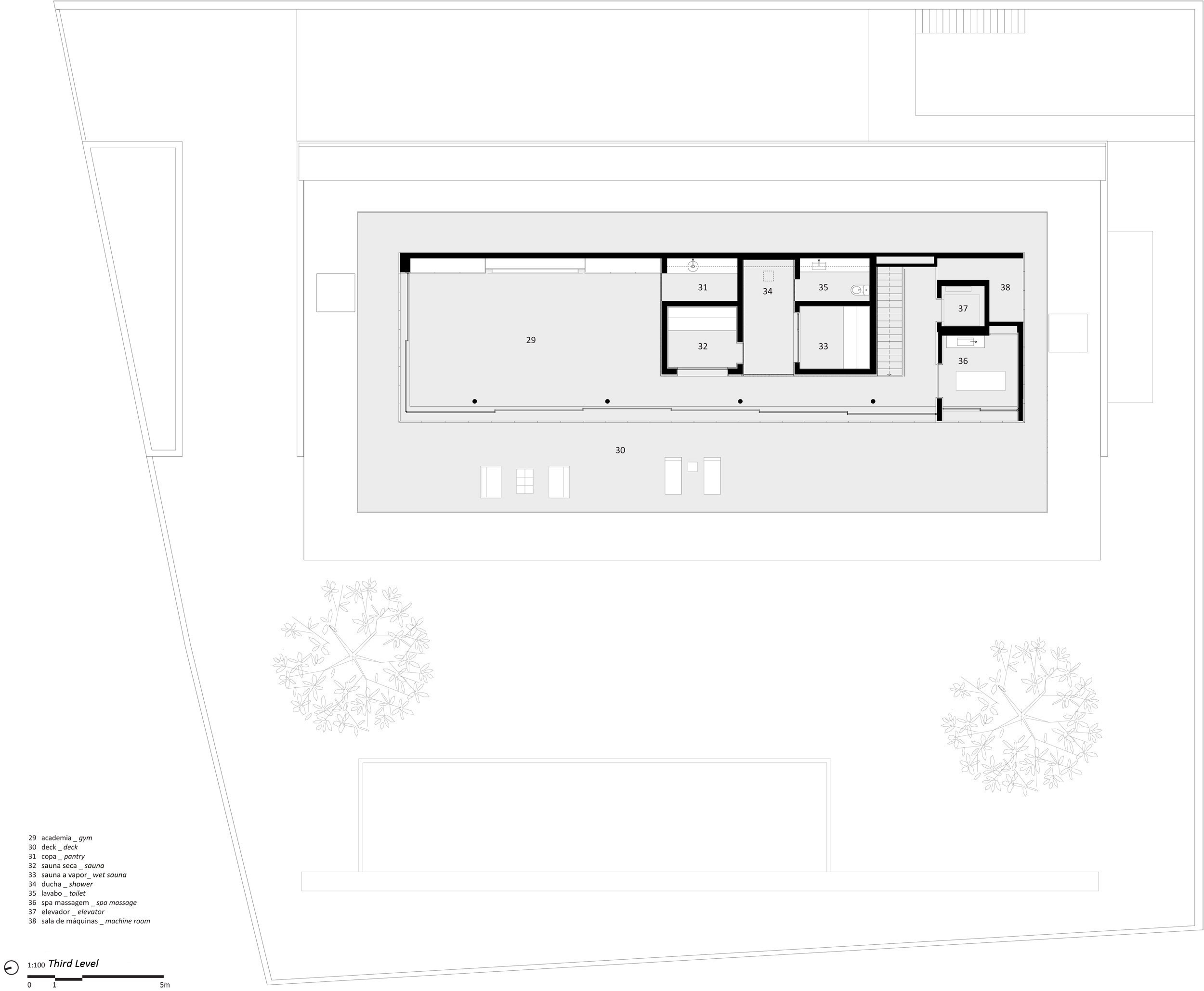 A Swanky and Elegant Modern House with Natural and Raw Materials in São Paulo by Studio mk27 (44)