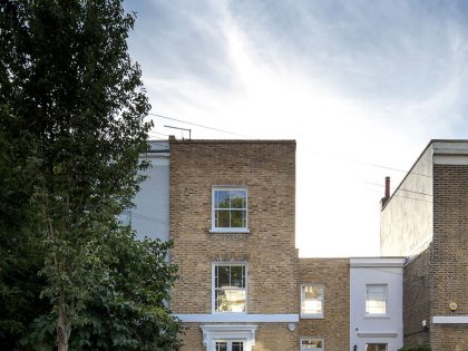 A Unique Terraced House Combines Traditional and Contemporary Interiors in London by Scott Architects (1)
