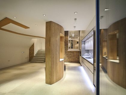 A Unique Terraced House Combines Traditional and Contemporary Interiors in London by Scott Architects (17)