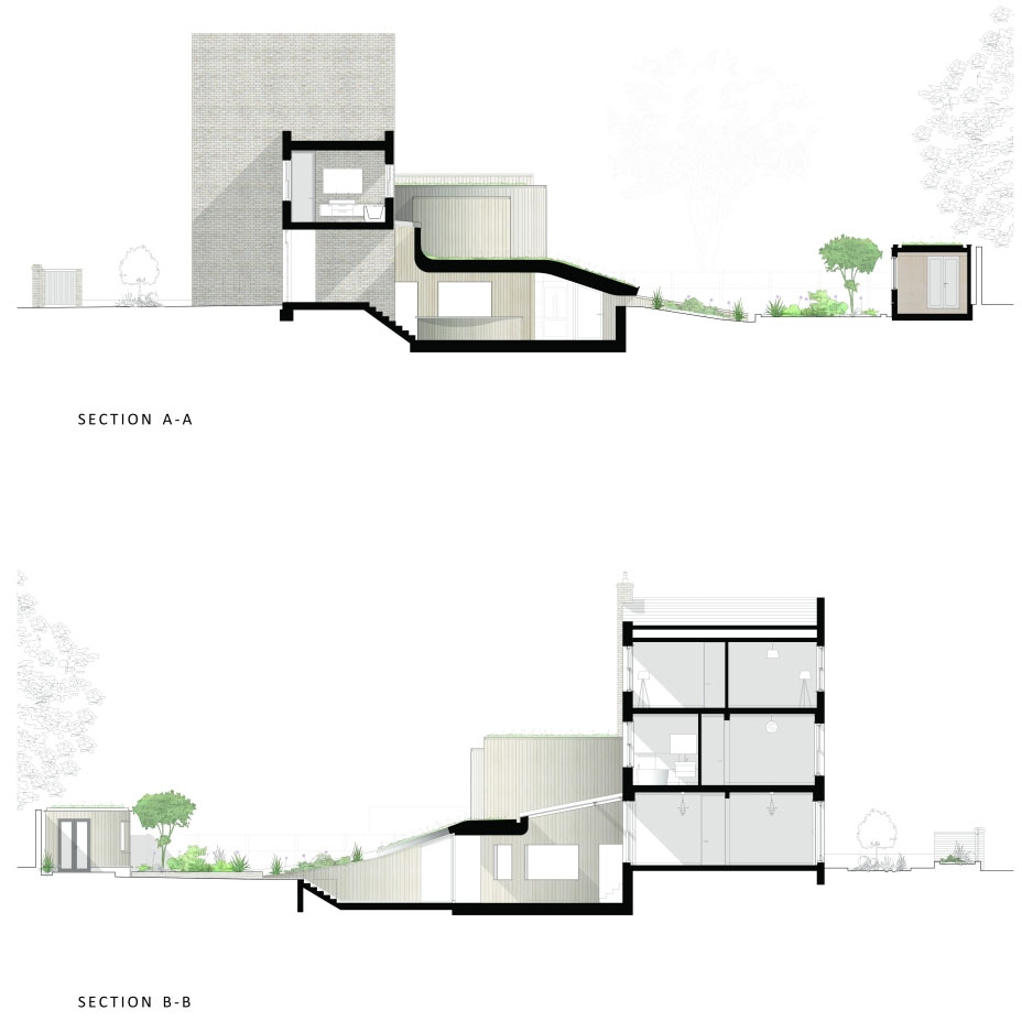 A Unique Terraced House Combines Traditional and Contemporary Interiors in London by Scott Architects (20)