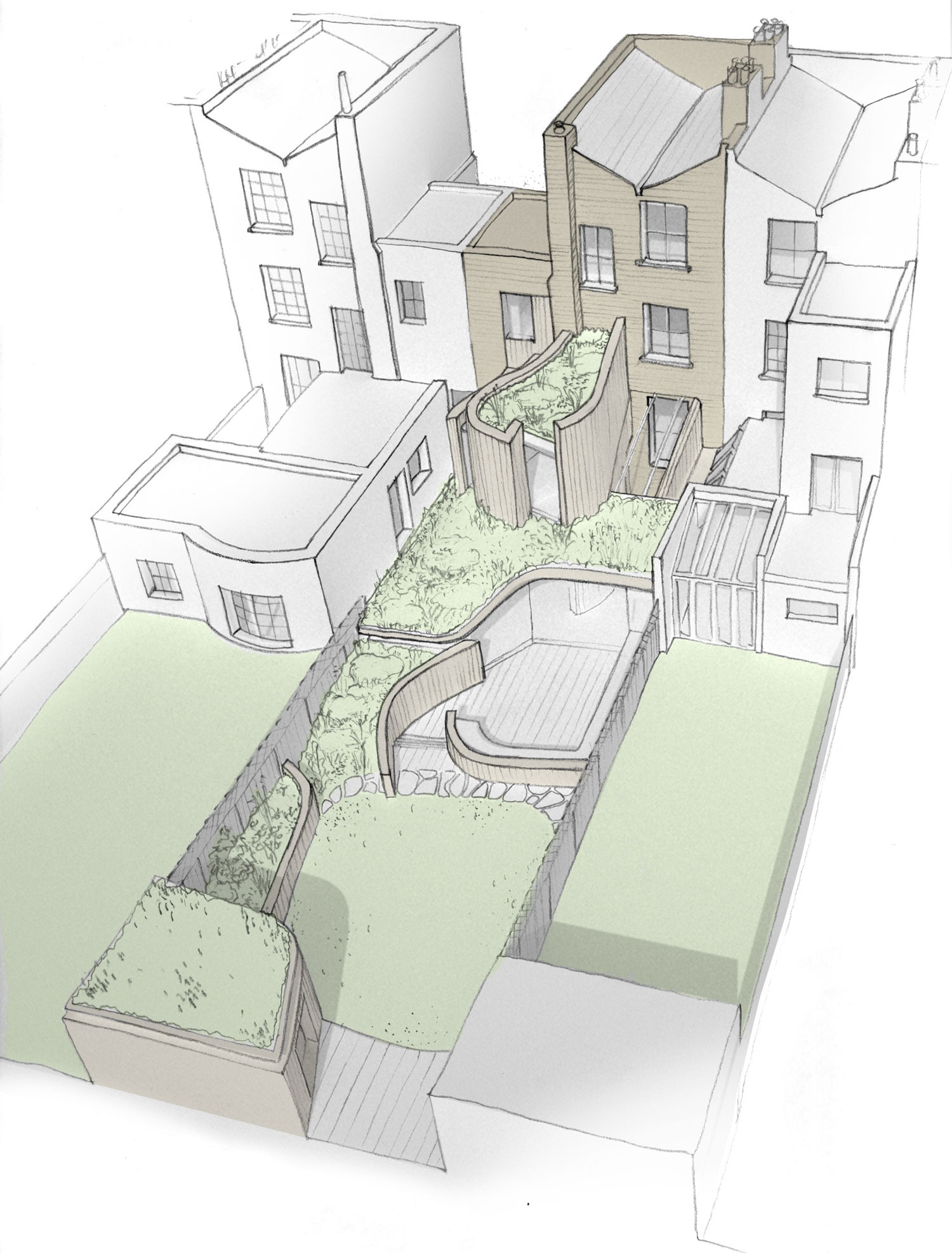 A Unique Terraced House Combines Traditional and Contemporary Interiors in London by Scott Architects (21)