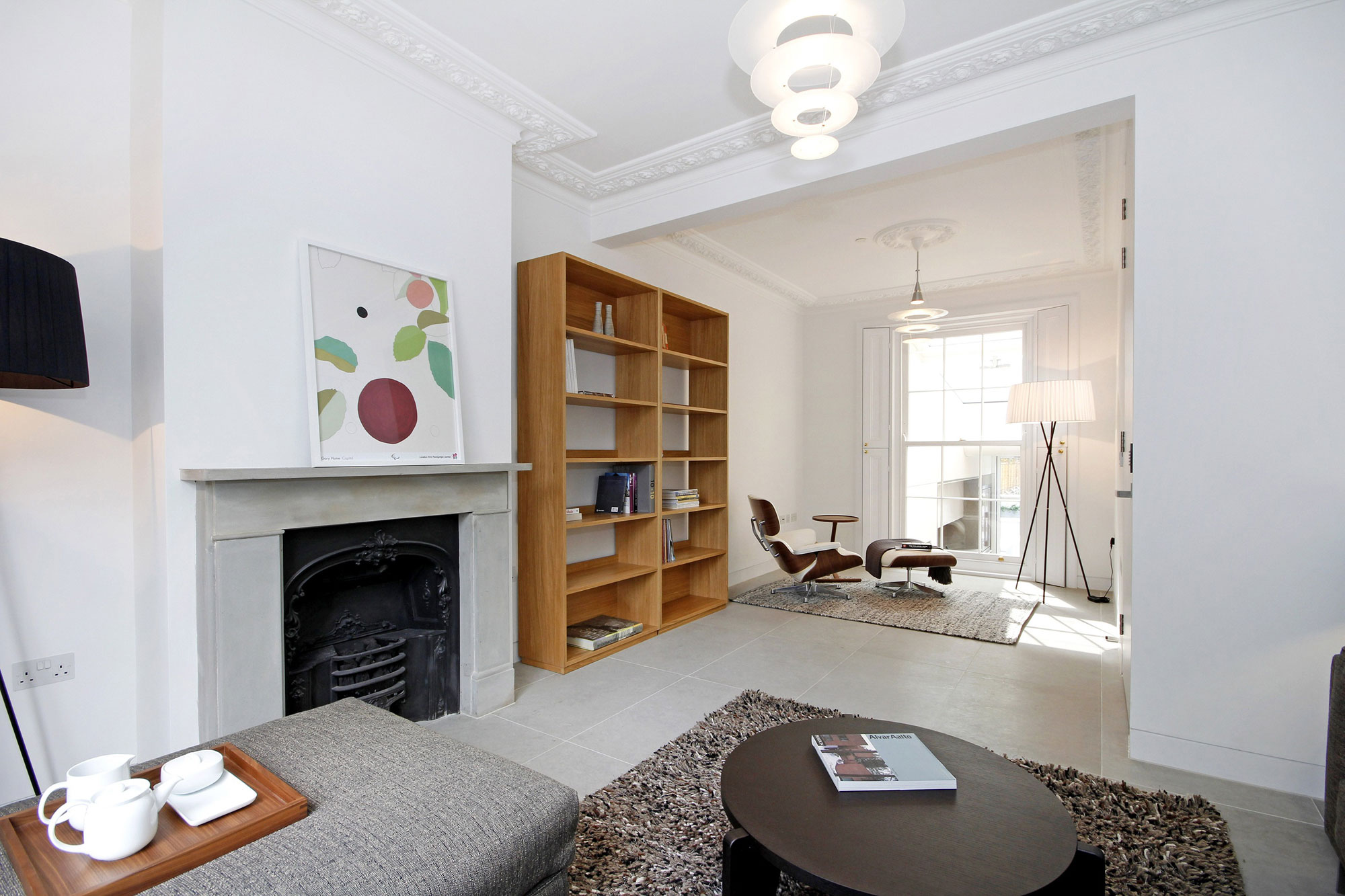 A Unique Terraced House Combines Traditional and Contemporary Interiors in London by Scott Architects (6)
