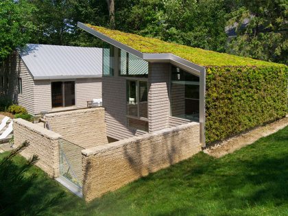 A Unique and Dramatic Home Characterized by Two Distinct Approaches in Bay Village