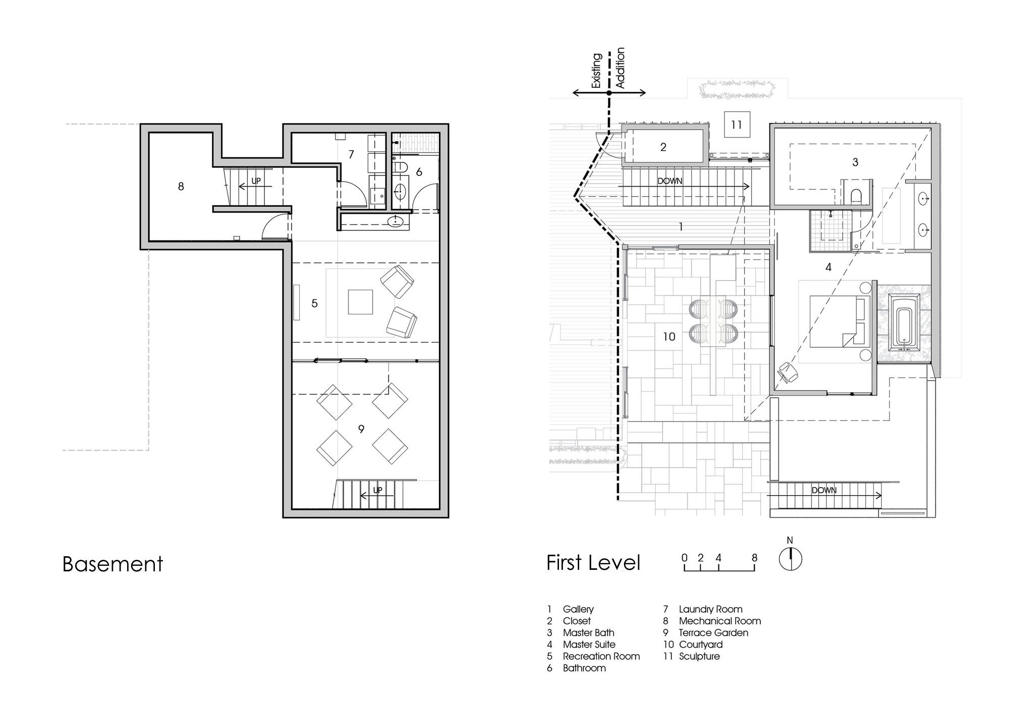 A Unique and Dramatic Home Characterized by Two Distinct Approaches in Bay Village by Robert Maschke Architects (13)