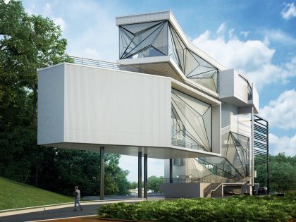 A Unique and Geometric Contemporary House for a Retired Pilot in Duchess County