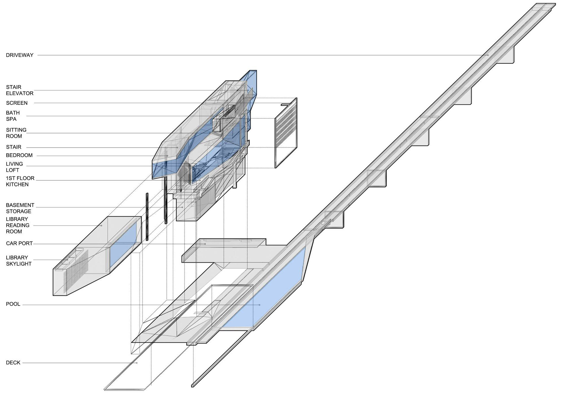 A Unique and Geometric Contemporary House for a Retired Pilot in Duchess County by Urban Office Architecture (16)
