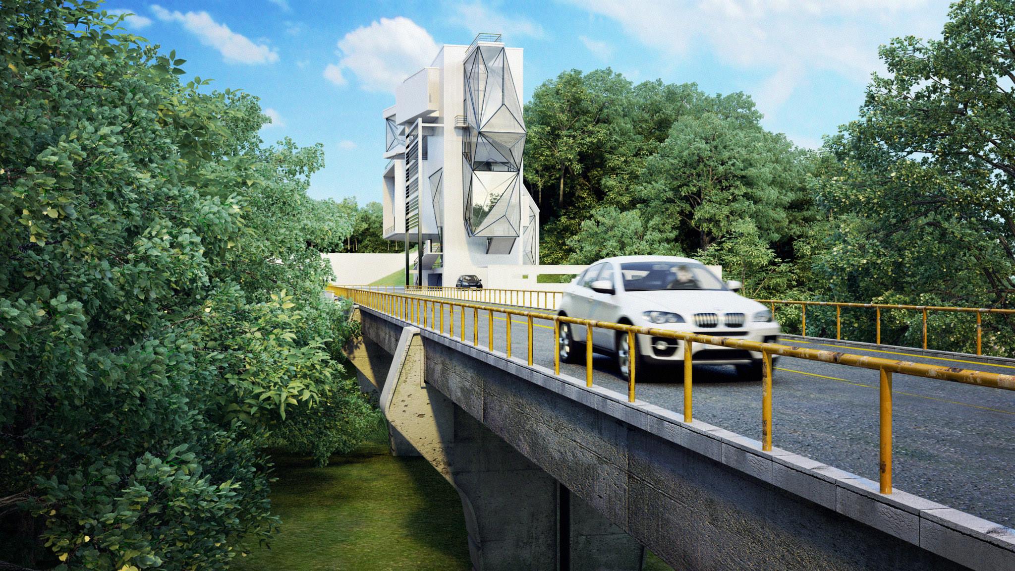 A Unique and Geometric Contemporary House for a Retired Pilot in Duchess County by Urban Office Architecture (4)