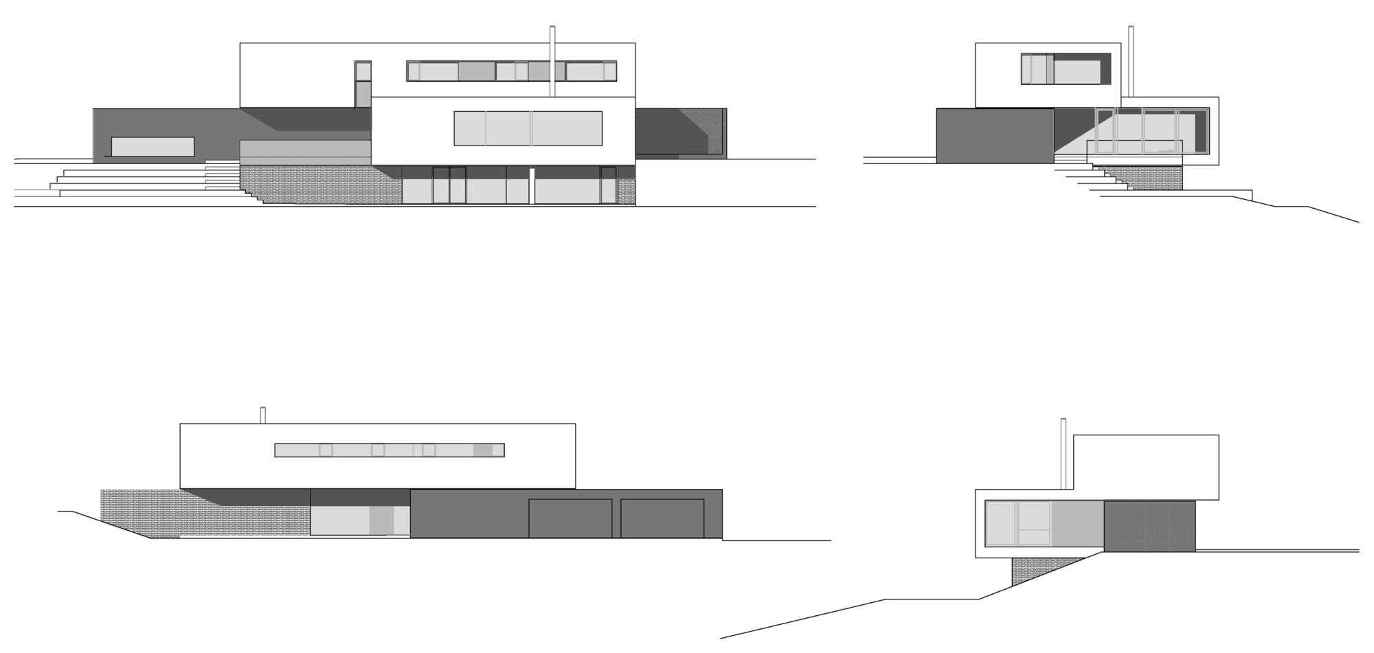 A Unique and Minimalist Contemporary Home with Splendid Panoramic View in Austria by Frohring Ablinger Architekten (16)