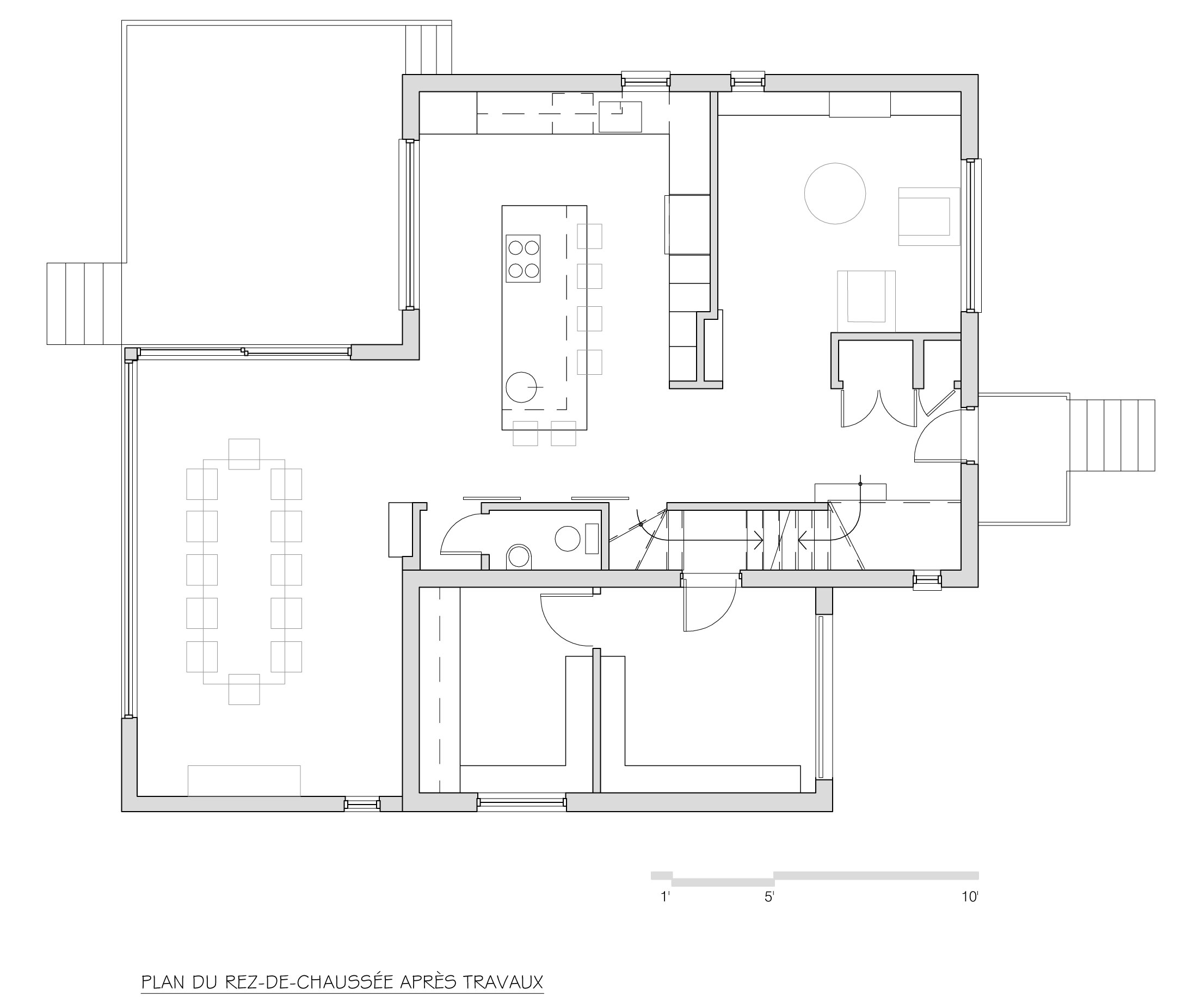 A Vibrant Contemporary Home with Abundant Natural Light and Bright Gamma Colors in Montreal, Canada by Anik Péloquin (11)