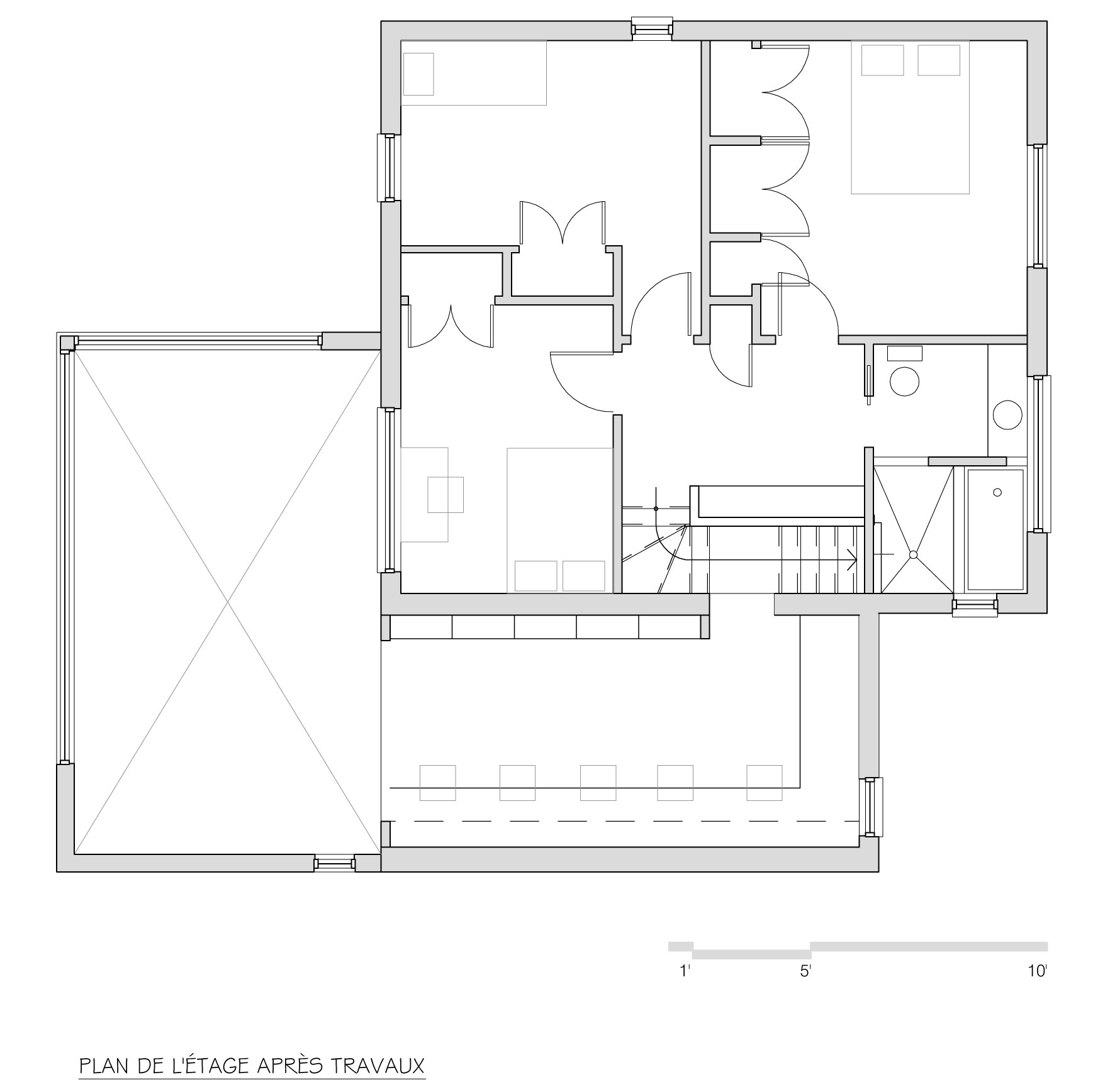 A Vibrant Contemporary Home with Abundant Natural Light and Bright Gamma Colors in Montreal, Canada by Anik Péloquin (12)