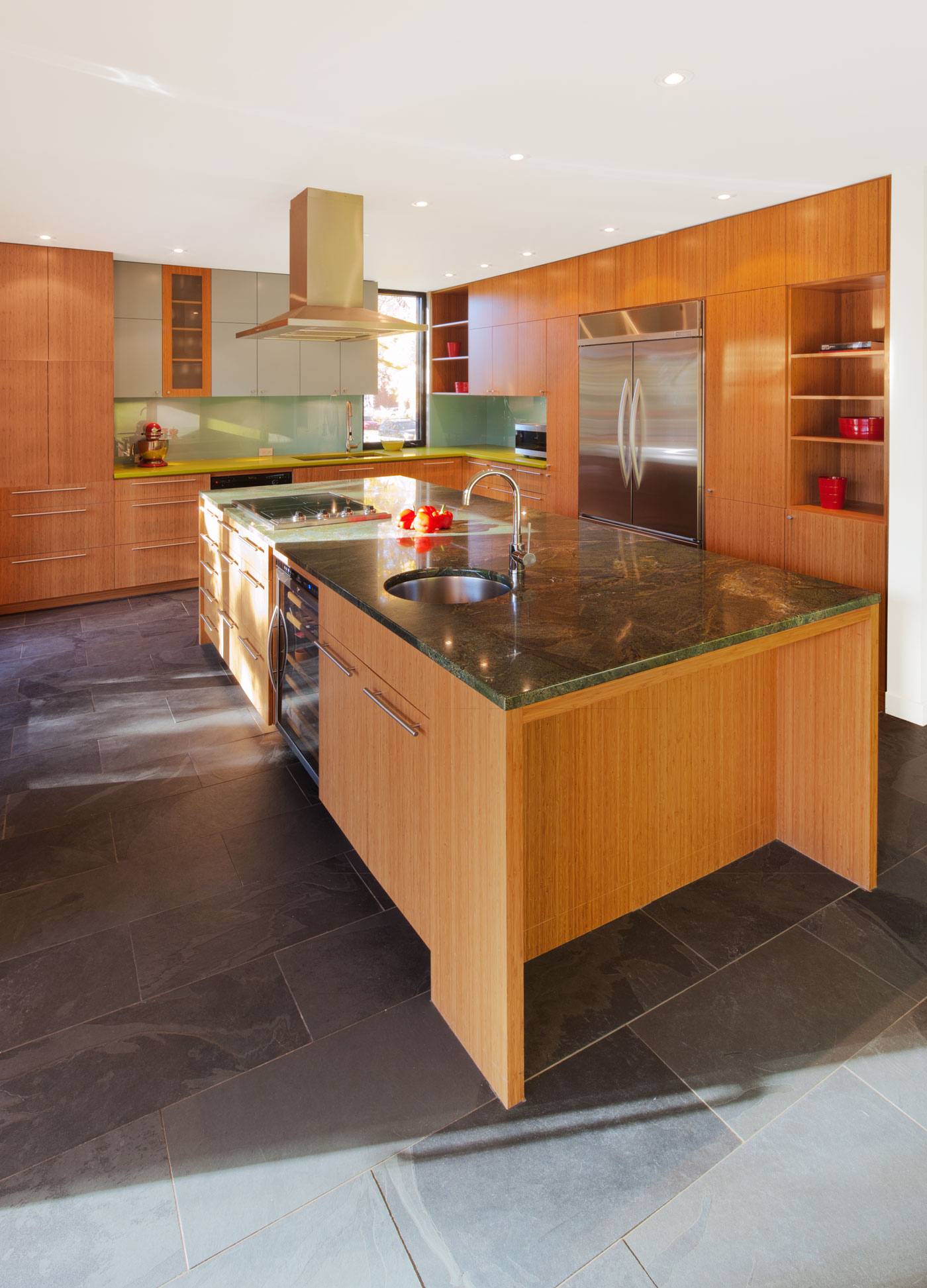 A Vibrant Contemporary Home with Abundant Natural Light and Bright Gamma Colors in Montreal, Canada by Anik Péloquin (4)