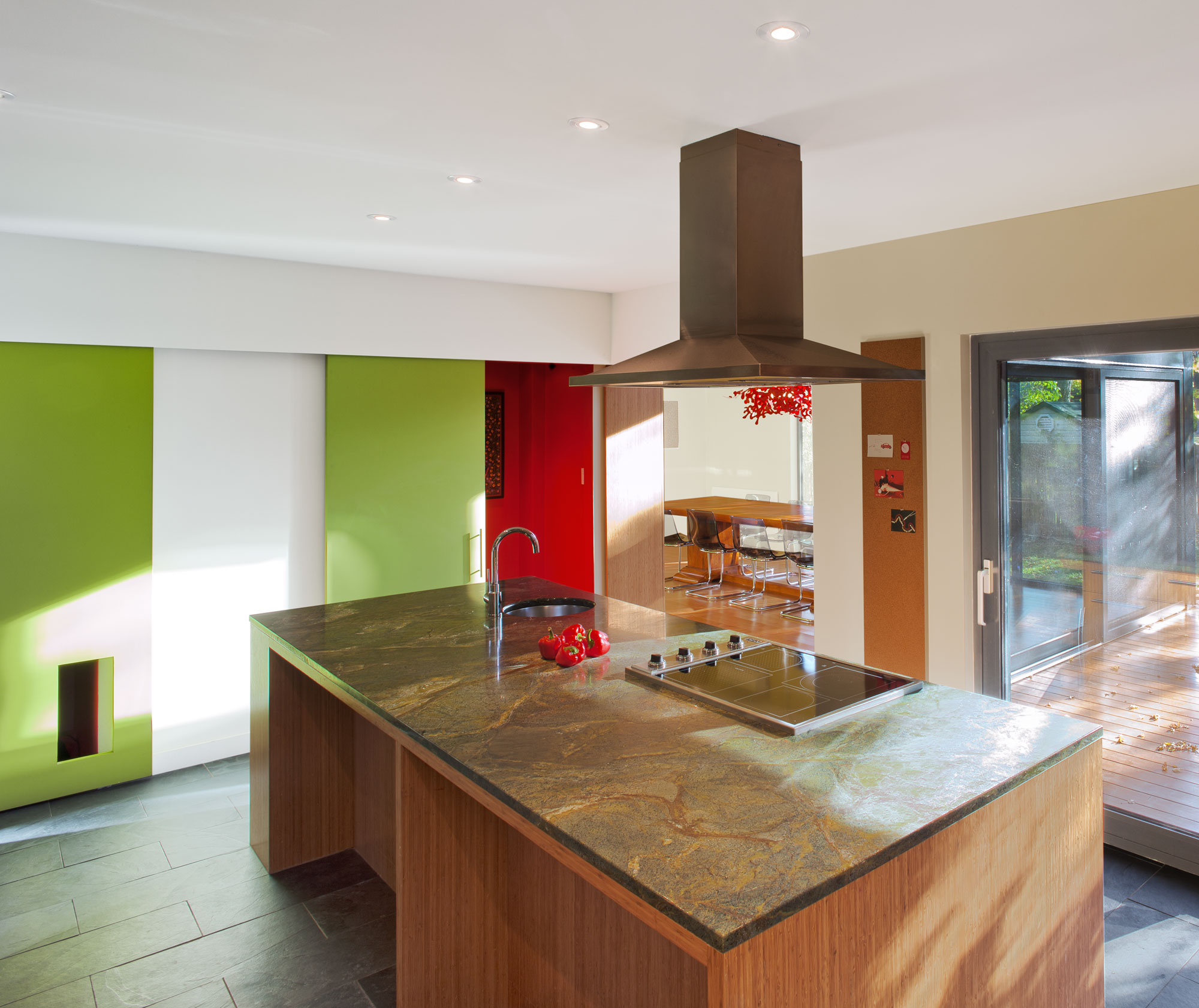A Vibrant Contemporary Home with Abundant Natural Light and Bright Gamma Colors in Montreal, Canada by Anik Péloquin (5)