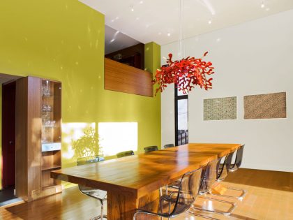 A Vibrant Contemporary Home with Abundant Natural Light and Bright Gamma Colors in Montreal, Canada by Anik Péloquin (7)