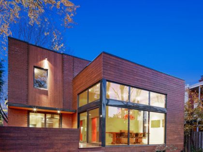 A Vibrant Contemporary Home with Abundant Natural Light and Bright Gamma Colors in Montreal, Canada by Anik Péloquin (9)