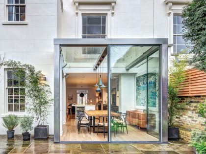 A Vibrant Semi-Detached House with Splendid Interior and Character in London, England by DOSarchitects (1)