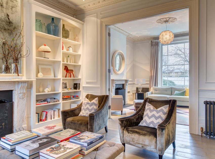 A Vibrant Semi-Detached House with Splendid Interior and Character in London, England by DOSarchitects (11)