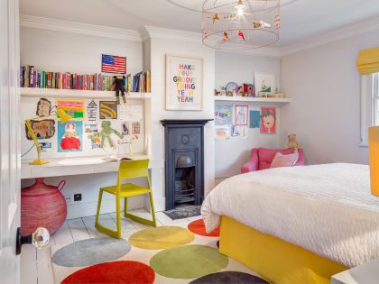 A Vibrant Semi-Detached House with Splendid Interior and Character in London, England by DOSarchitects (15)