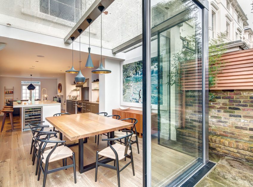 A Vibrant Semi-Detached House with Splendid Interior and Character in London, England by DOSarchitects (3)