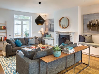 A Vibrant Semi-Detached House with Splendid Interior and Character in London, England by DOSarchitects (8)