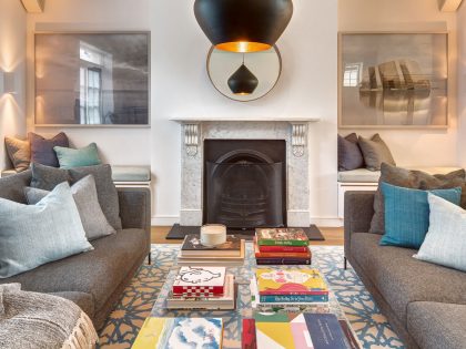 A Vibrant Semi-Detached House with Splendid Interior and Character in London, England by DOSarchitects (9)