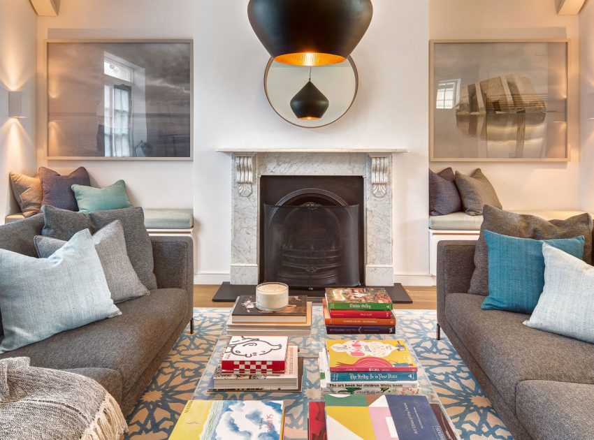 A Vibrant Semi-Detached House with Splendid Interior and Character in London, England by DOSarchitects (9)